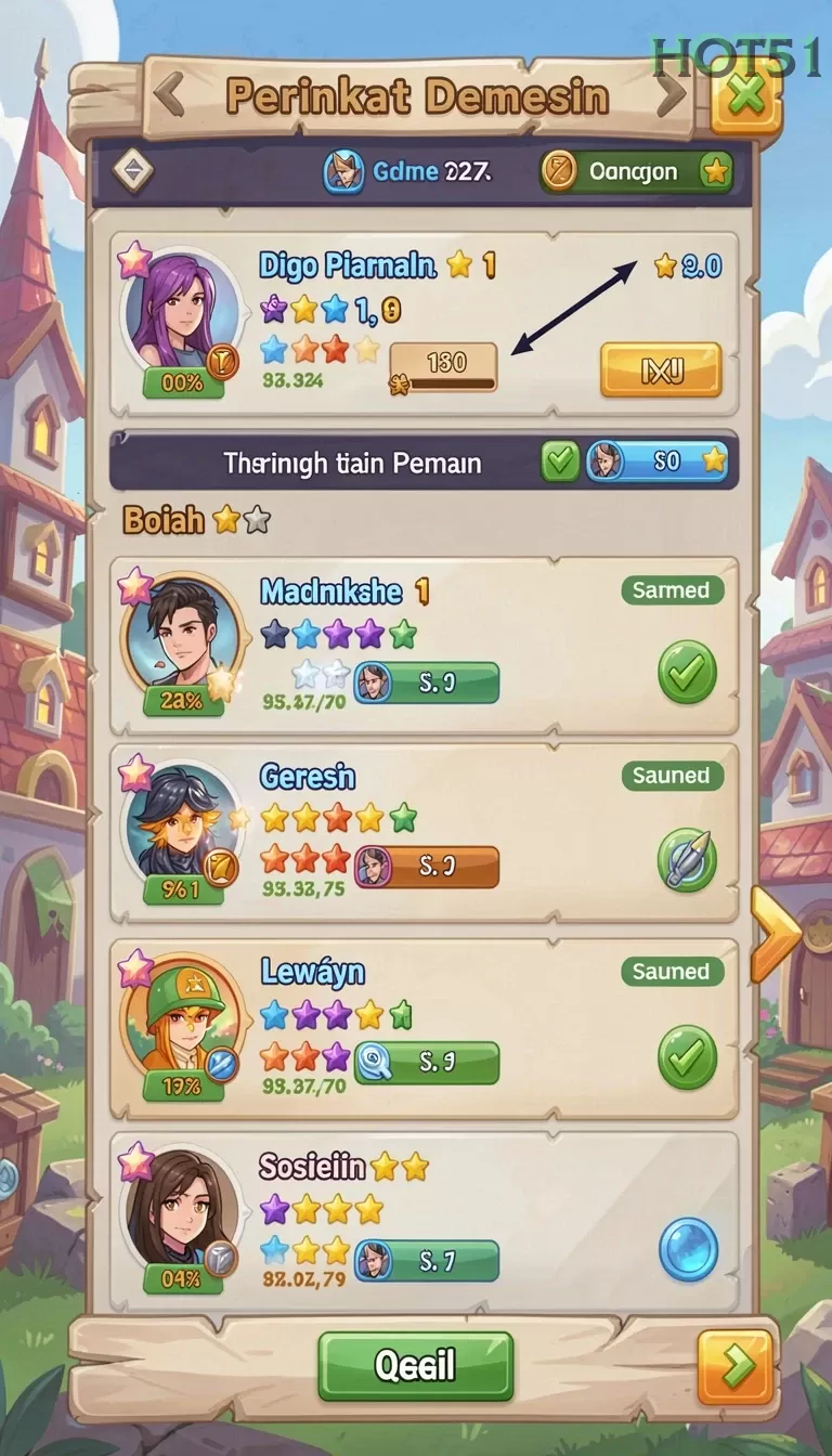 Cuplikan layar INTRO — pengaturan akun