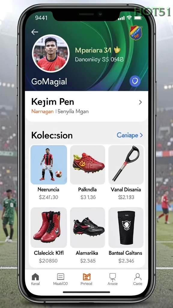 Cuplikan layar UBERTOTO — pengaturan akun